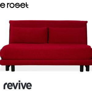 Ligne Roset Multy Dreisitzer Stoff Rot manuelle Schlaffunktion ✨