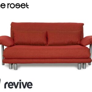 Ligne Roset Multy Stoff Dreisitzer Rot Orange Schlaffunktion ✨