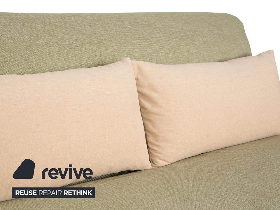 Ligne Roset Multy Dreisitzer Stoff Hellgrün Beige manuelle ✨ – Bild 6