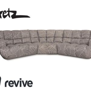 Bretz Cloud 7 Stoff Sofa Grau Couch Ecksofa Neubezug ✨
