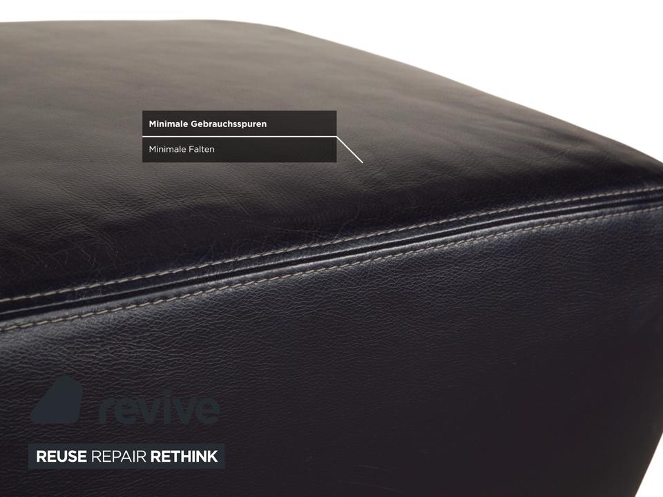 Koinor Avanti Leder Hocker Lila Aubergine – Bild 3