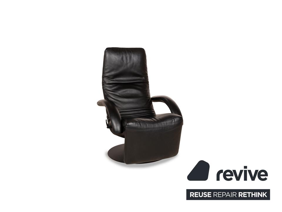 Jori Yoga Leder Sessel Schwarz manuelle Funktion ✨ – Bild 9