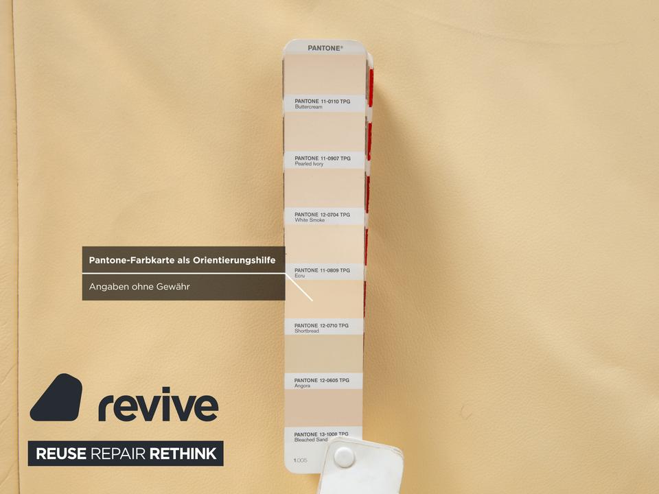 Koinor Rossini Leder Sofa Creme Zweisitzer Couch Funktion – Bild 9