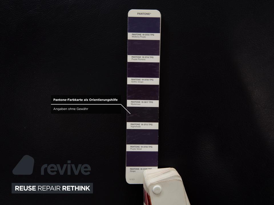 Koinor Avanti Leder Hocker Lila Aubergine – Bild 4