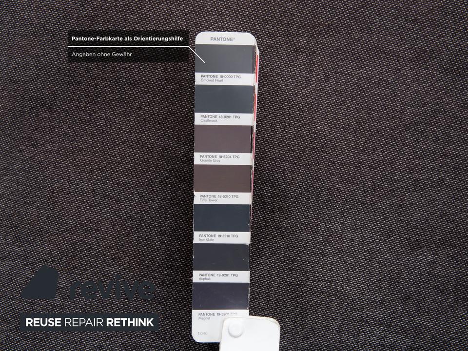 Rolf Benz Nuvola Stoff Ecksofa Grau Anthrazit Sofa Couch – Bild 12