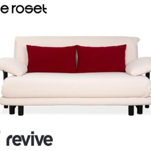 ligne roset Multy Stoff Dreisitzer Creme Rot Sofa Couch ✨