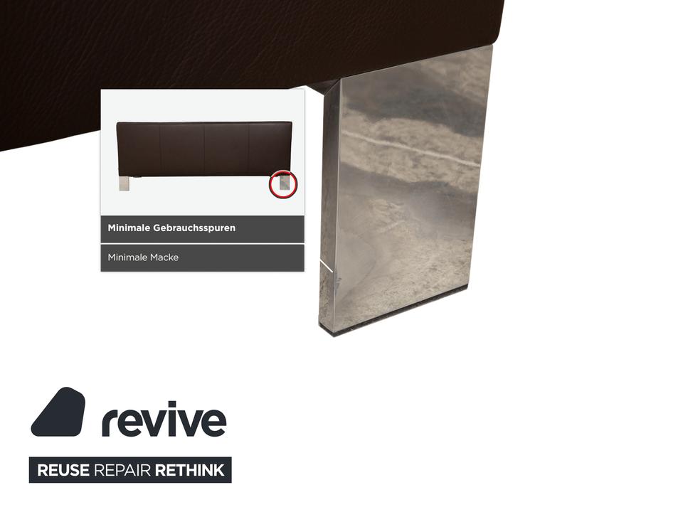 Jori Glove JR-8900 Leder Chrom Dreisitzer Braun Mokka manuelle – Bild 12