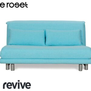 Ligne Roset Multy Stoff Dreisitzer Blau Sofa Couch manuelle ✨