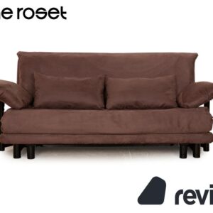 ligne roset Multy Stoff Dreisitzer Dunkelbraun inkl. Armlehnen ✨