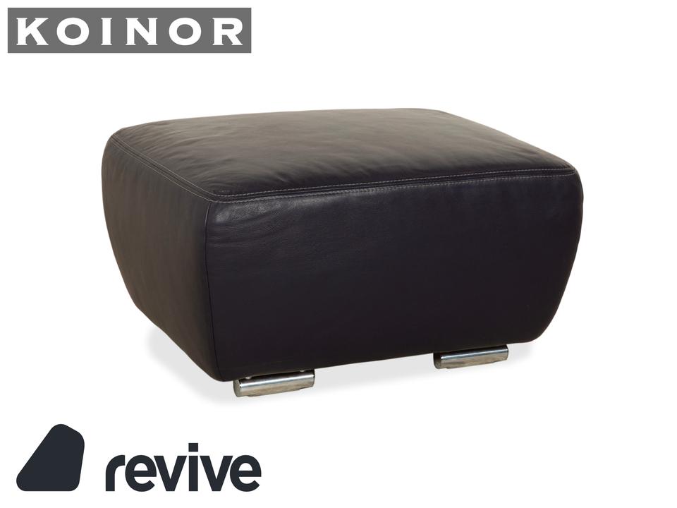 Koinor Avanti Leder Hocker Lila Aubergine