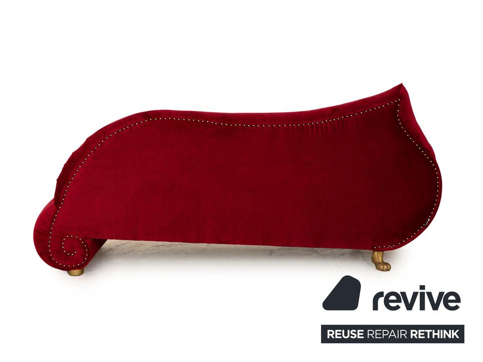 Bretz Gaudi Stoff Dreisitzer Recamiere Rot Sofa Couch Neubezug ✨ – Bild 7