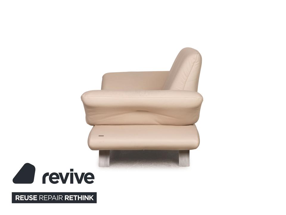 Koinor Rossini Leder Sofa Creme Zweisitzer Couch Funktion ✨ – Bild 12