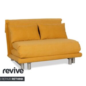 Ligne Roset Multy Stoff Zweisitzer Gelb Schlafsofa Couch ✨