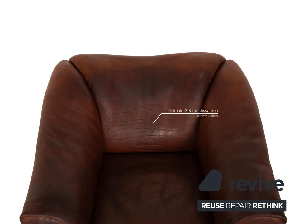 de Sede DS 47 Leder Sessel Braun Vintage manuelle Funktion ✨ – Bild 4