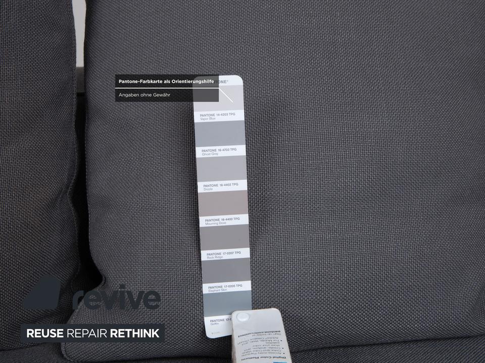 Minotti Stoff Ecksofa Grau Sofa Couch – Bild 9