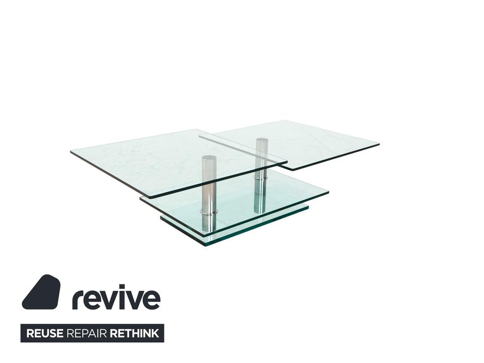 Ronald Schmitt K500 Glas Couchtisch Silber manuelle Funktion – Bild 5