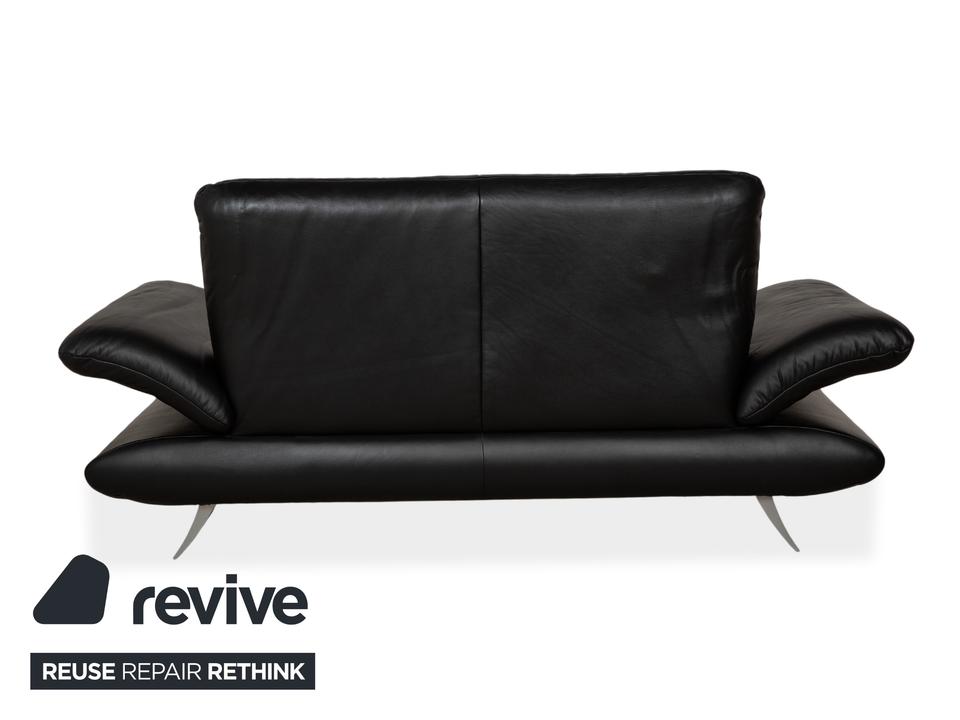 Koinor Rossini Zweisitzer Leder Sofa Schwarz manuelle Funktion – Bild 12