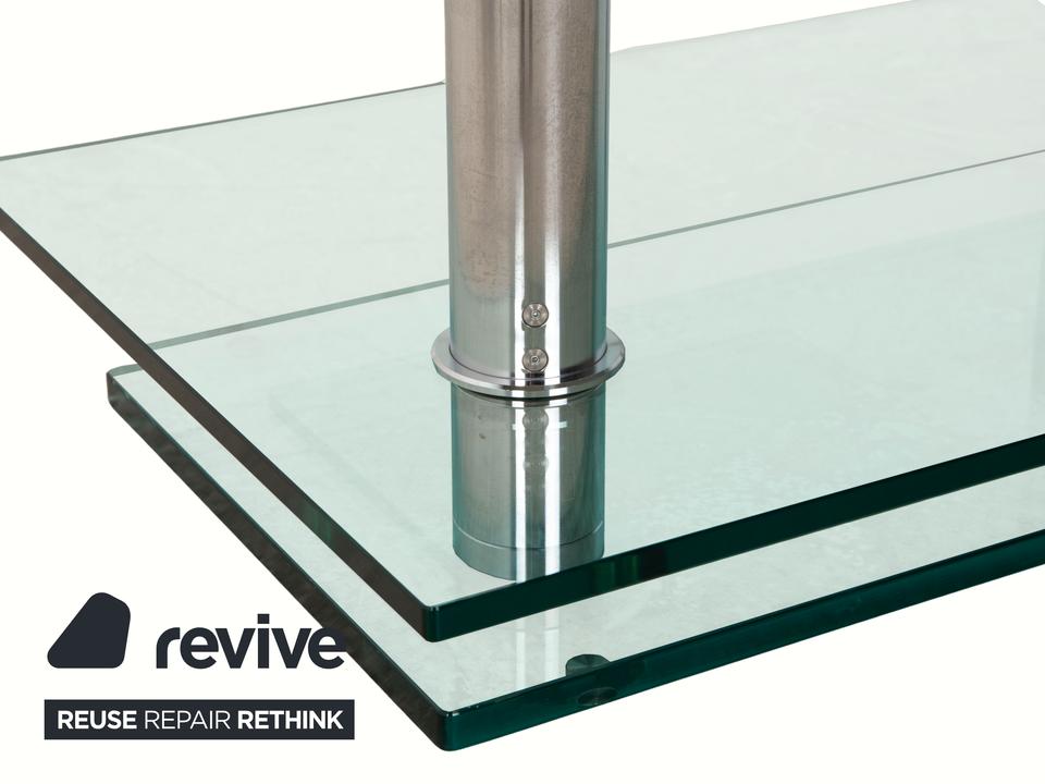 Ronald Schmitt K500 Glas Couchtisch Silber manuelle Funktion – Bild 7