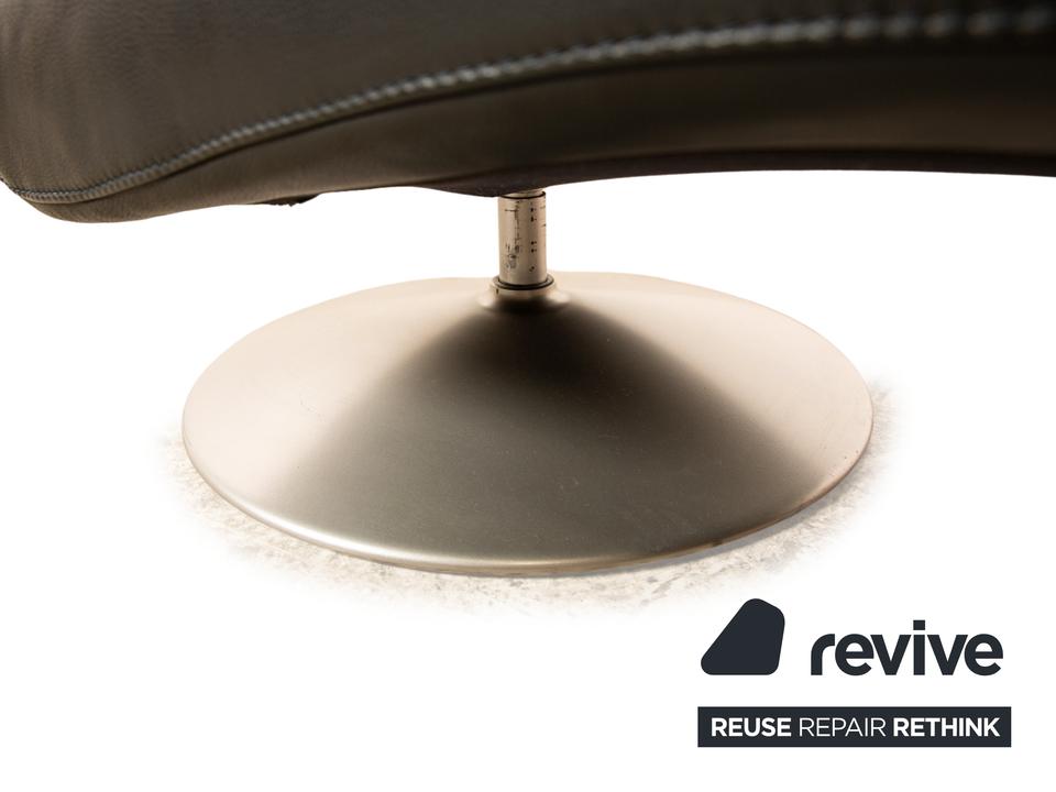 Ewald Schillig Silence Leder Liege Schwarz manuelle Funktion ✨ – Bild 4