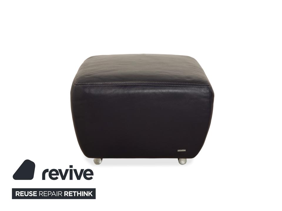 Koinor Avanti Leder Hocker Lila Aubergine – Bild 9