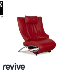 WK Wohnen Solo 699 Leder Sessel Rot manuelle Funktion ✨