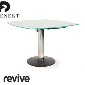 Draenert Titan 3 Glas Esstisch Schwarz Ausziehfunktion