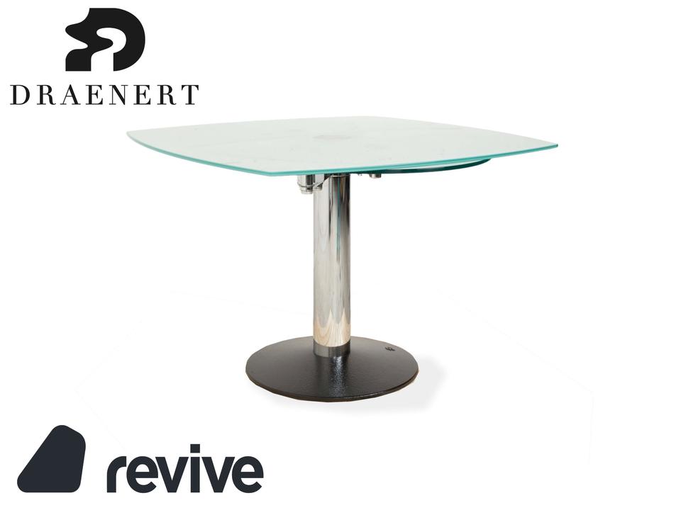 Draenert Titan 3 Glas Esstisch Schwarz Ausziehfunktion