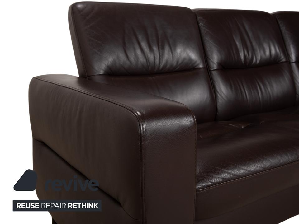 Stressless Wave Leder Dreisitzer Braun Espresso manuelle – Bild 8