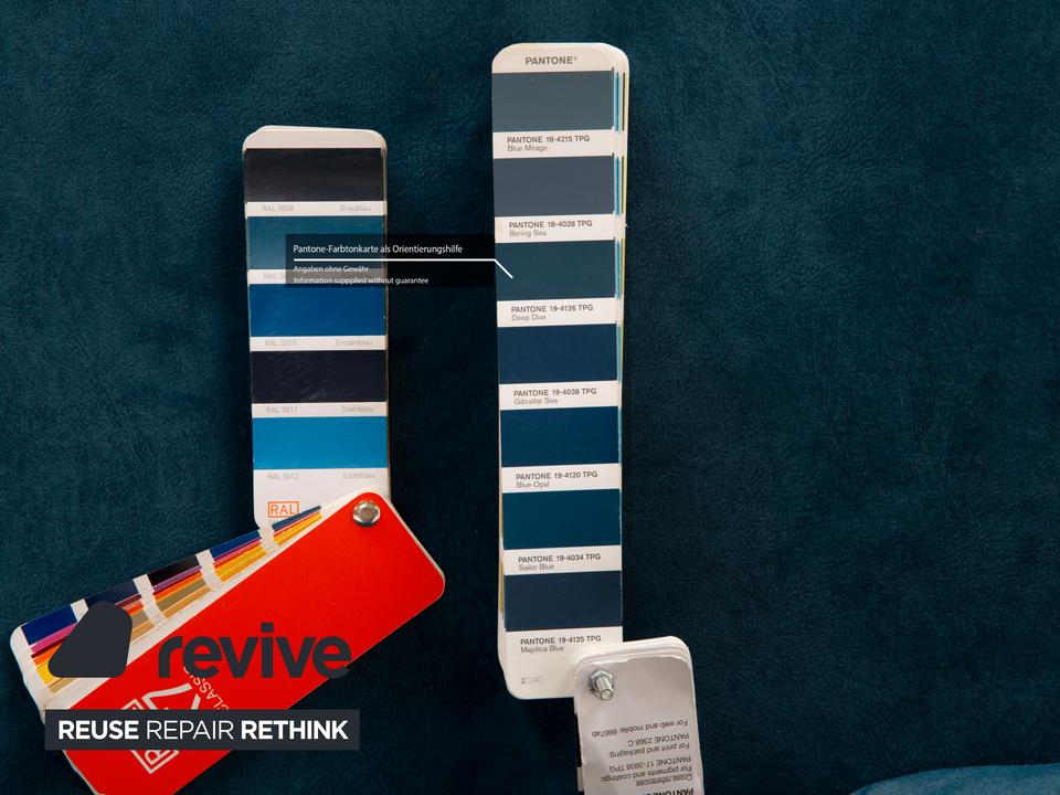 Ligne Roset Multy Dreisitzer Blau Petrol Schlafsofa Couch Sofa ✨ – Bild 5