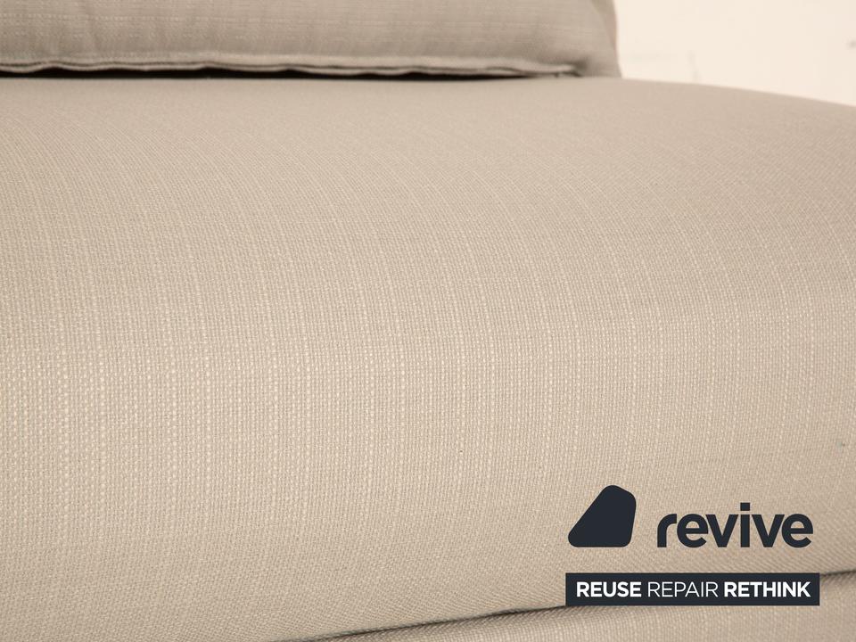 Wittmann Colli Stoff Dreisitzer Hellgrau manuelle Funktion Sofa ✨ – Bild 4