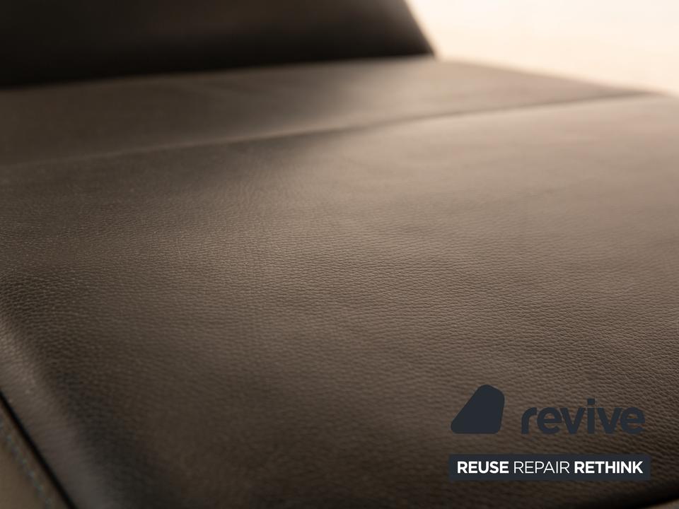 Ewald Schillig Silence Leder Liege Schwarz manuelle Funktion ✨ – Bild 3