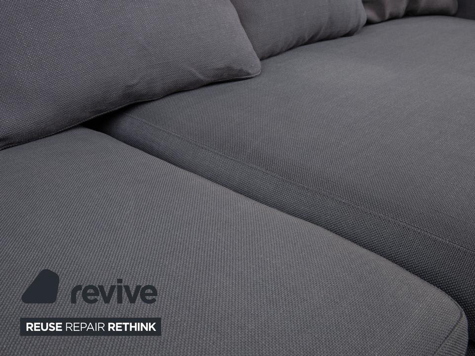 Minotti Stoff Ecksofa Grau Sofa Couch – Bild 3