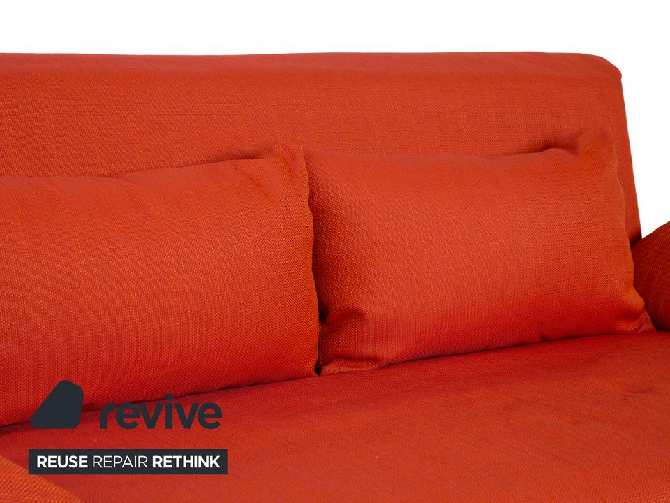 Ligne Roset Multy Dreisitzer Stoff Orange Neubezug manuelle ✨ – Bild 6