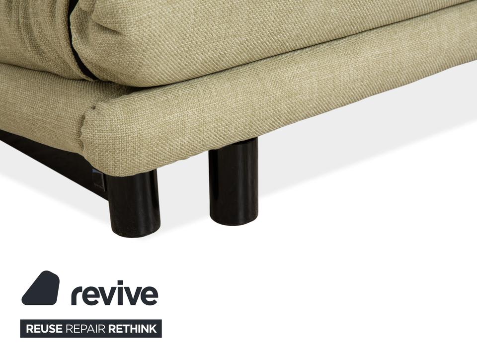 Ligne Roset Multy Dreisitzer Stoff Hellgrün Beige manuelle ✨ – Bild 7