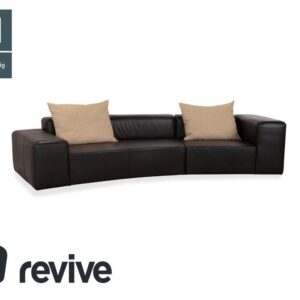 Ewald Schillig Quantum Leder Viersitzer Braun Espresso