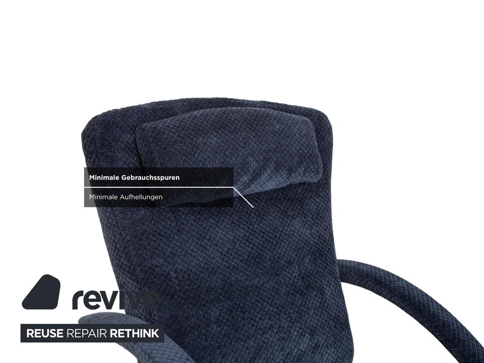 Rolf Benz 3100 Stoff Sessel Blau Neubezug manuelle Funktion ✨ – Bild 10