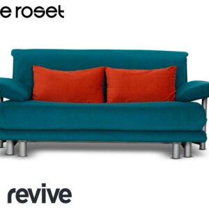 ligne roset Multy Stoff Dreisitzer Türkis Sofa Couch ✨