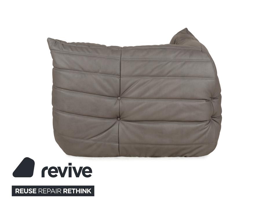 Ligne Roset Togo Textilleder Vegan Sessel Grau Neubezug ✨ – Bild 8