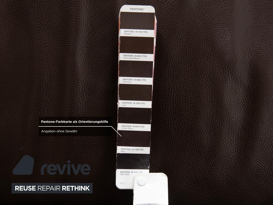 Jori Glove JR-8900 Leder Chrom Dreisitzer Braun Mokka manuelle – Bild 13