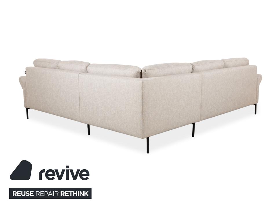 Contur Enna Stoff Ecksofa Beige Sofa Couch – Bild 11