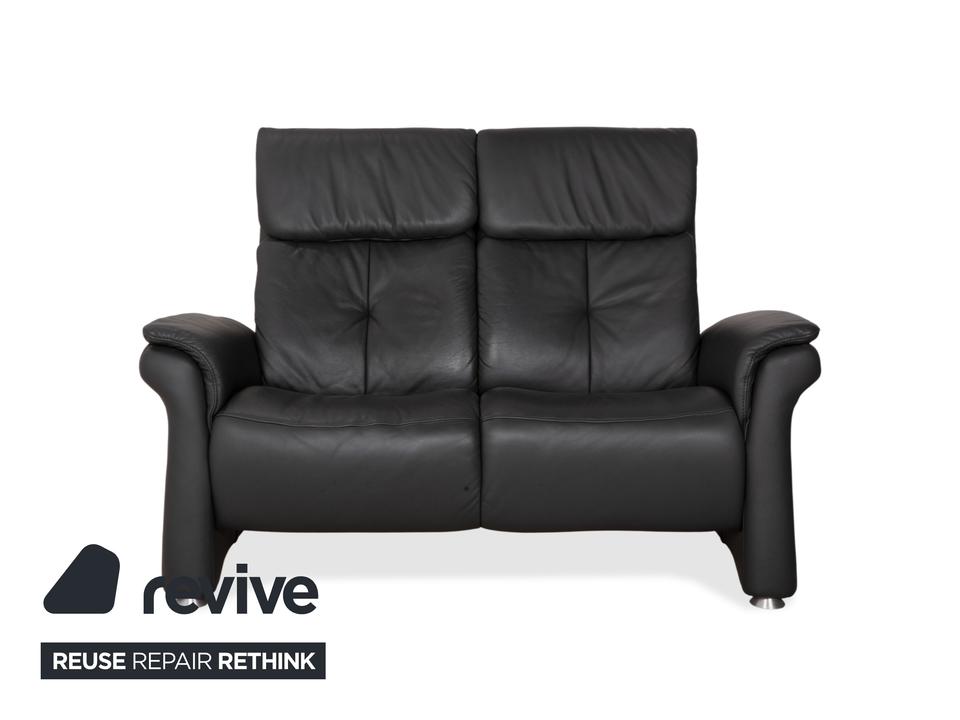 Mondo Varia Leder Zweisitzer Dunkelgrau Anthrazit manuelle – Bild 4