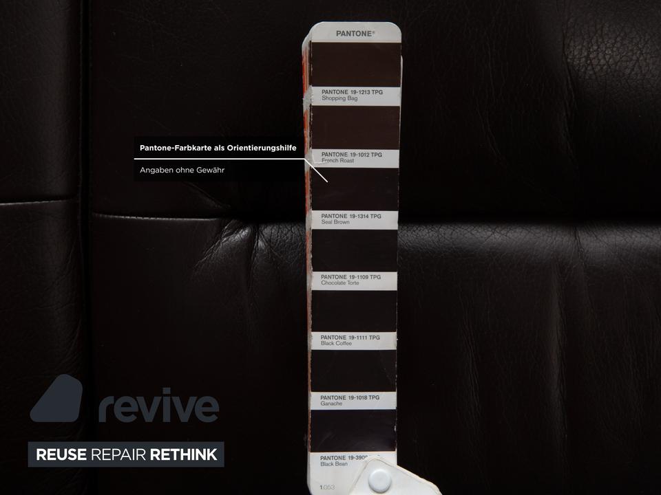 Stressless Wave Leder Dreisitzer Braun Espresso manuelle – Bild 11