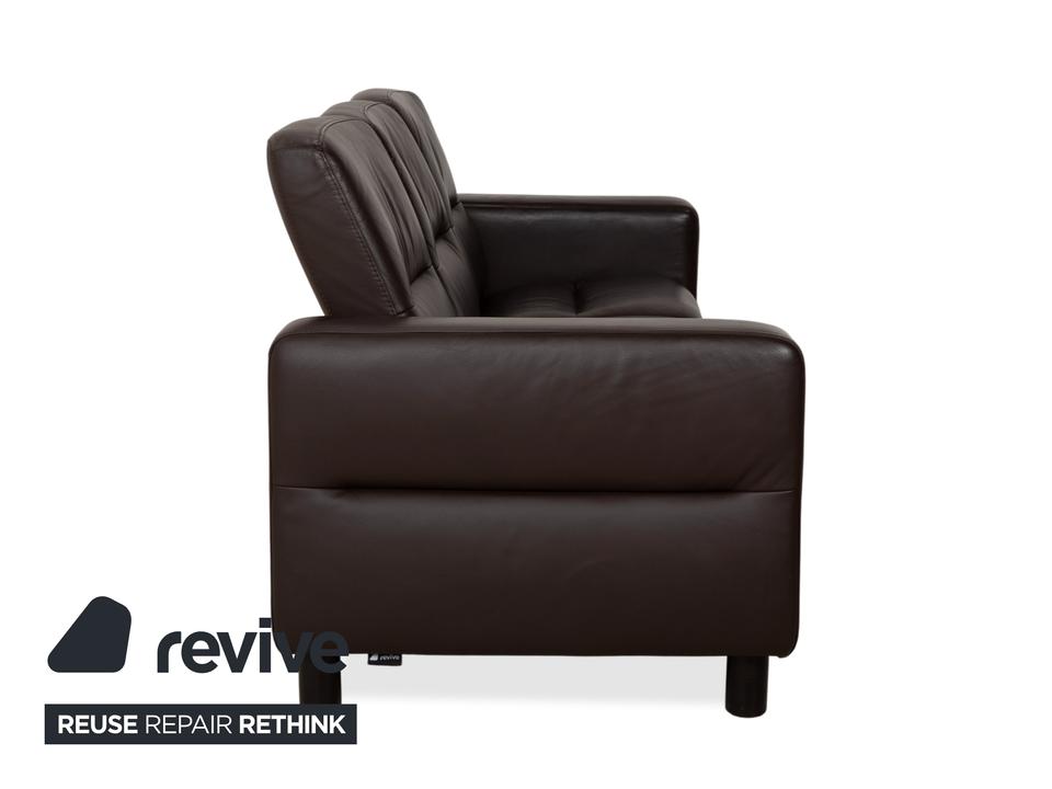 Stressless Wave Leder Dreisitzer Braun Espresso manuelle – Bild 18