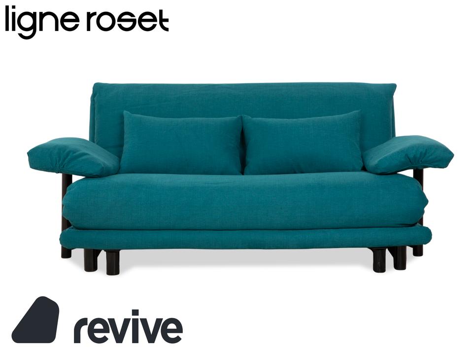 Ligne Roset Multy Stoff Dreisitzer Grün Blau Petrol ✨