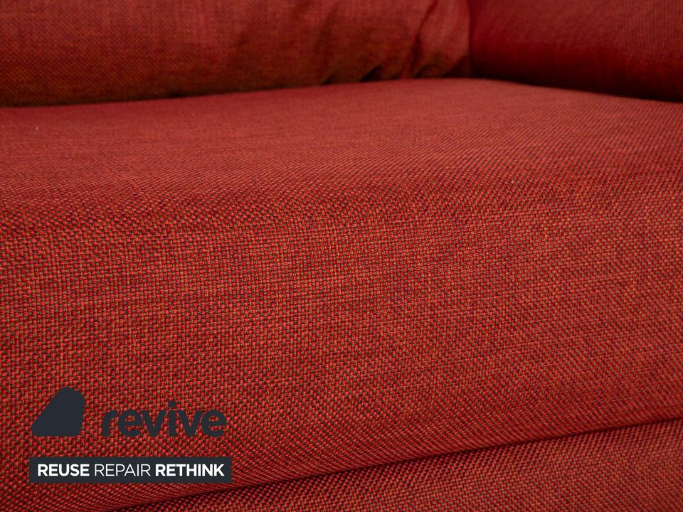 Ligne Roset Multy Stoff Dreisitzer Rot Orange Schlaffunktion ✨ – Bild 6