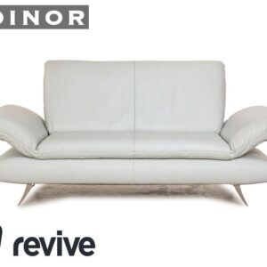 Koinor Rossini Leder Zweisitzer Eisblau manuelle Funktion ✨
