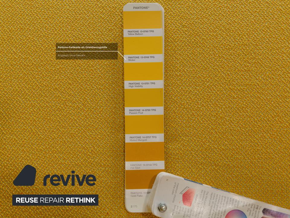 Ligne Roset Multy Stoff Zweisitzer Gelb Schlafsofa Couch ✨ – Bild 7