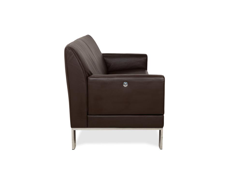 Jori Glove JR-8900 Leder Chrom Dreisitzer Braun Mokka manuelle – Bild 15