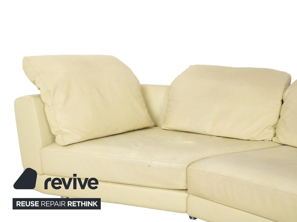 Rolf Benz 3000 Leder Viersitzer Pistazie Grün Sofa Couch – Bild 7