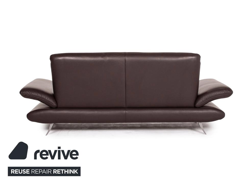 Koinor Rossini Leder Sofa Braun Dunkelbraun Zweisitzer manuelle ✨ – Bild 8